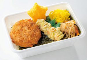 のりメンチ弁当｜400円